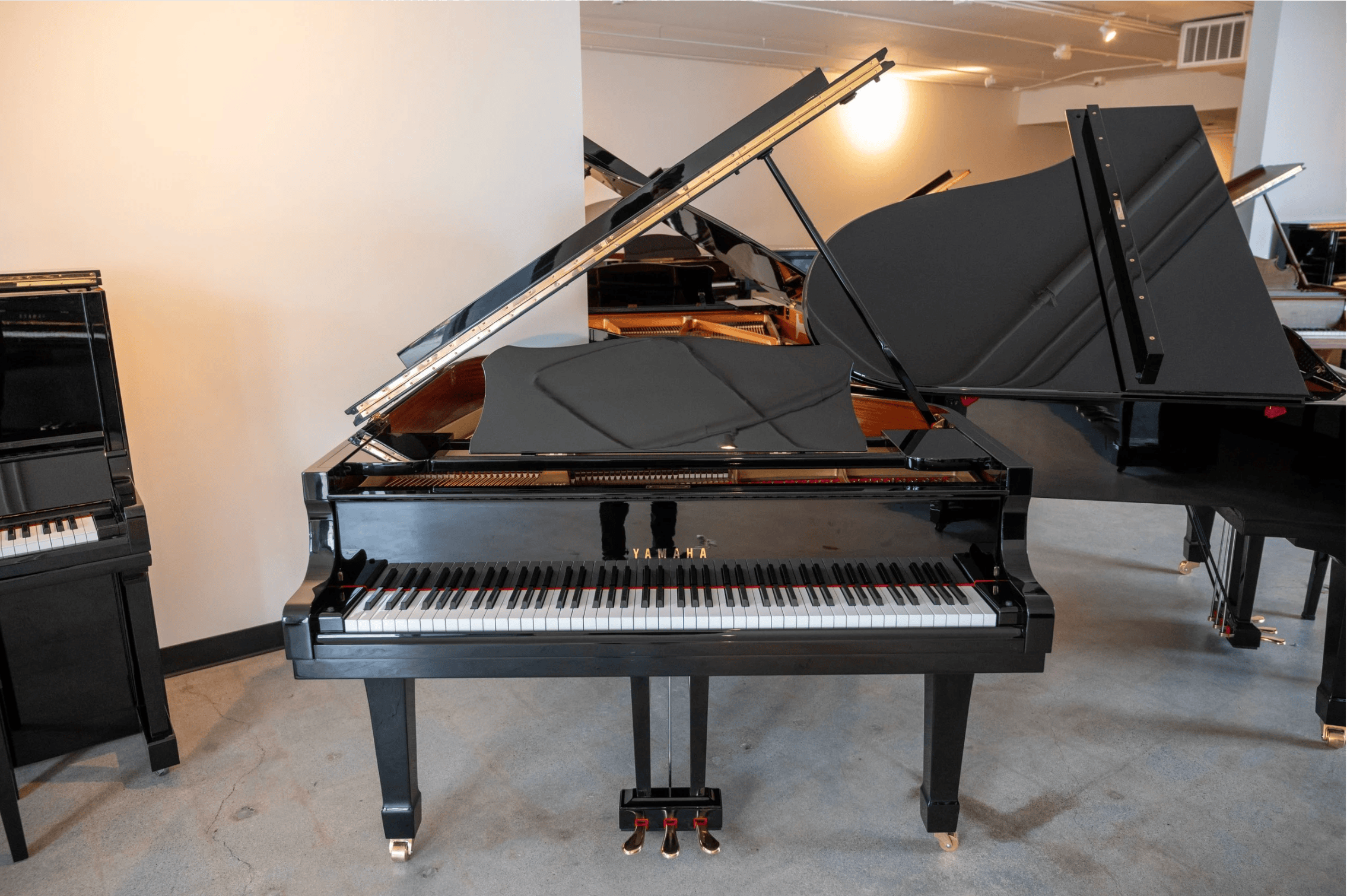 YAMAHA C3 - New Strings — Seattle Piano Company